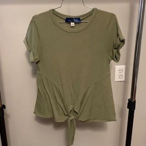 Army green Francesca’s top